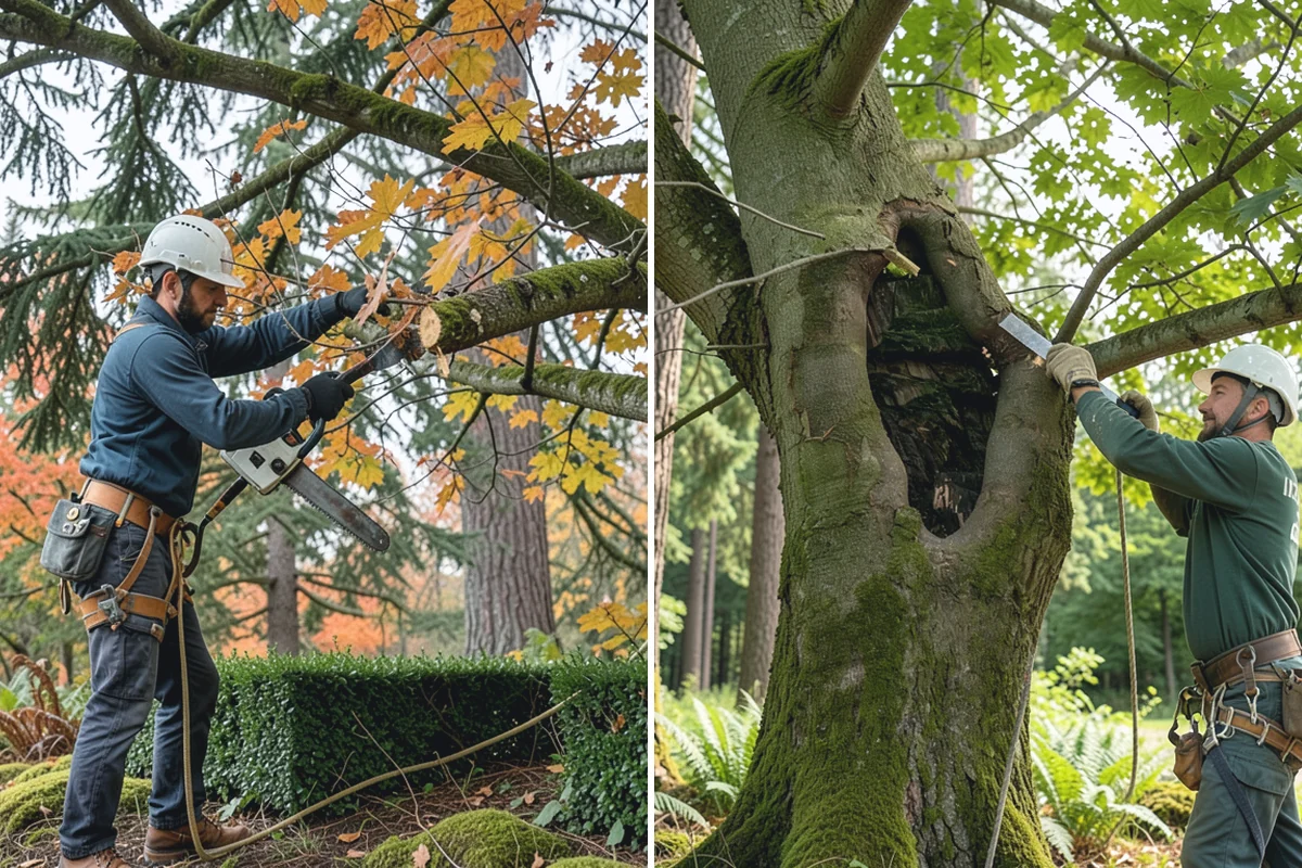 Hazardous tree removal in Hamilton, Skagit County, WA - On-site assessment and hazard evaluation