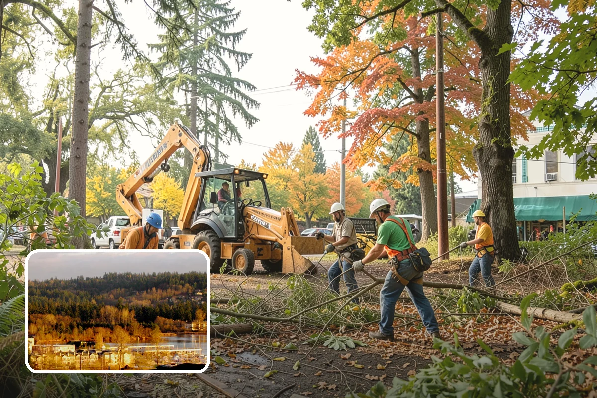 Hazardous tree removal in Kenmore, King County, WA - Removes safety hazards and reduces liability