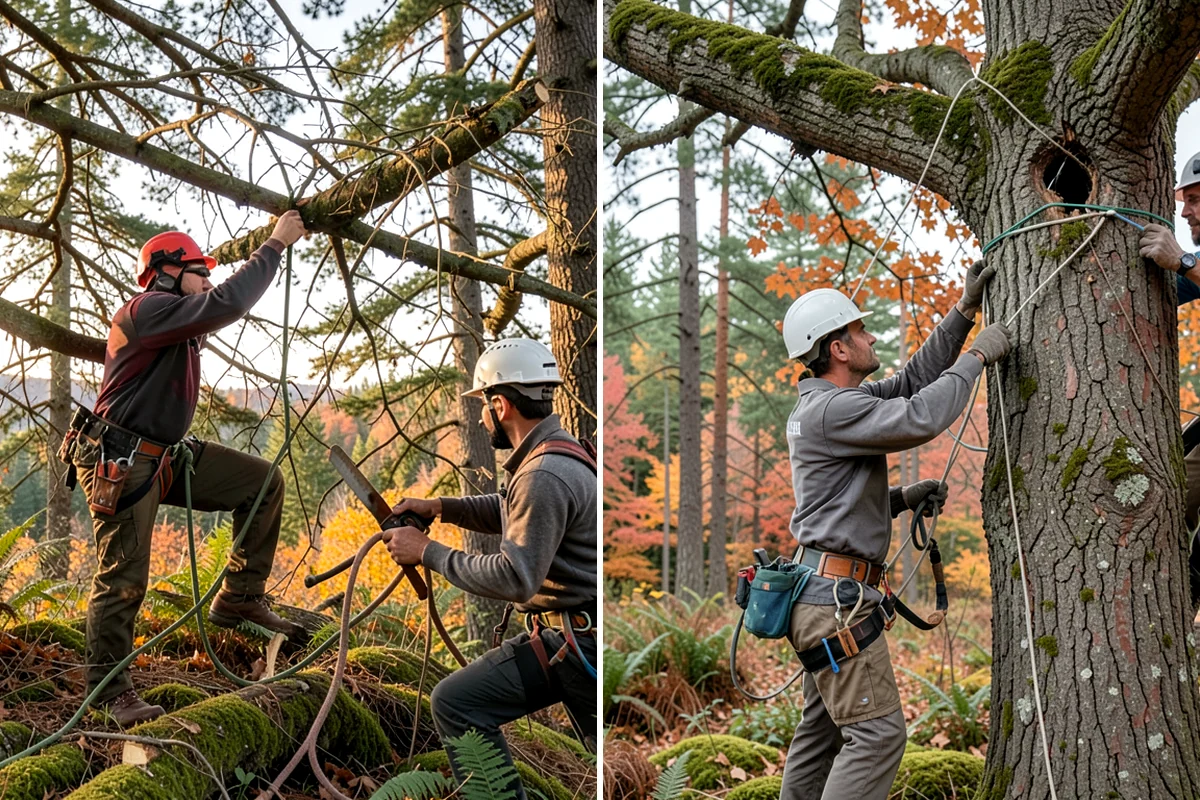Hazardous tree removal in Kenmore, King County, WA - On-site assessment and hazard evaluation