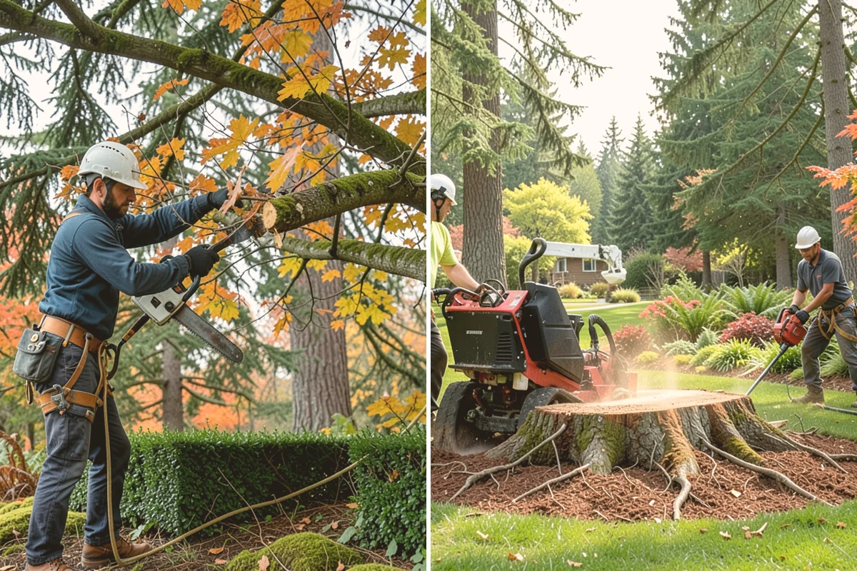 Hazardous tree removal in Kent, King County, WA - On-site assessment and hazard evaluation
