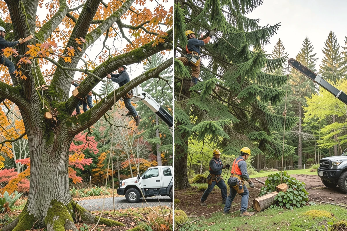 Hazardous tree removal in Lake Stevens, Snohomish County, WA - On-site assessment and hazard evaluation