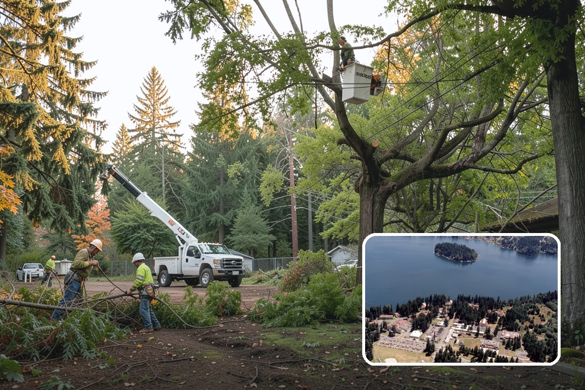 Hazardous tree removal in Lakewood, Pierce County, WA - Removes safety hazards and reduces liability