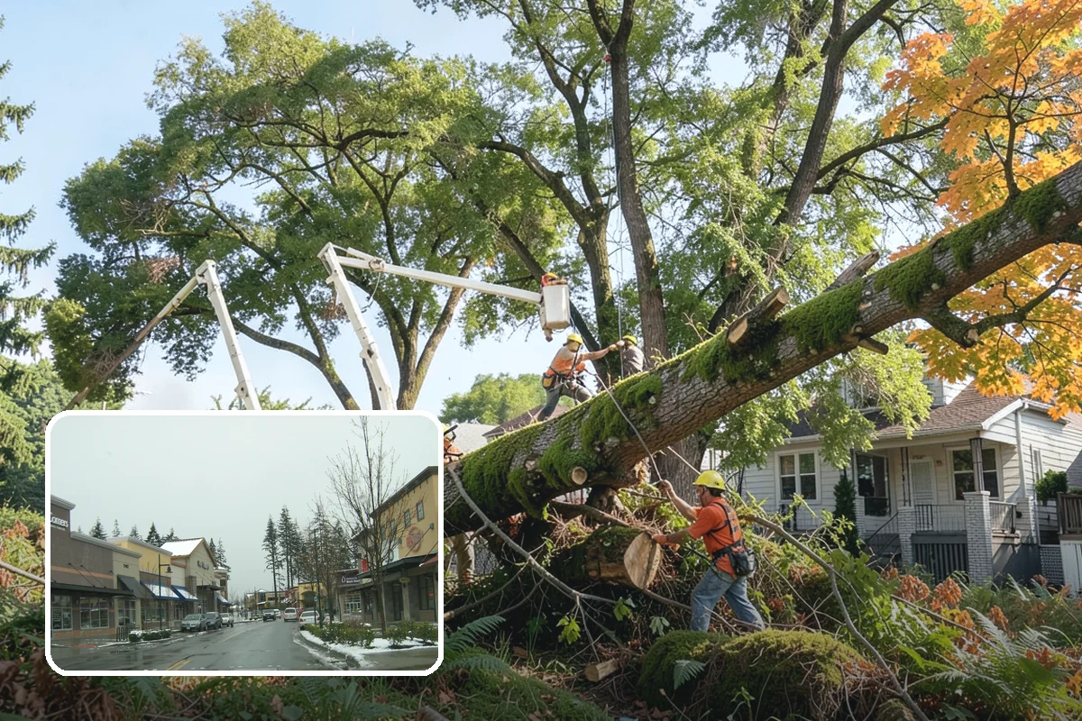 Hazardous tree removal in Mill Creek, Snohomish County, WA - Removes safety hazards and reduces liability
