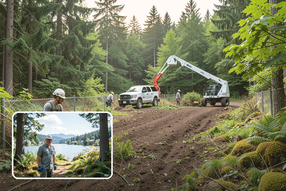 Hazardous tree removal in Milton, King County, WA - Removes safety hazards and reduces liability