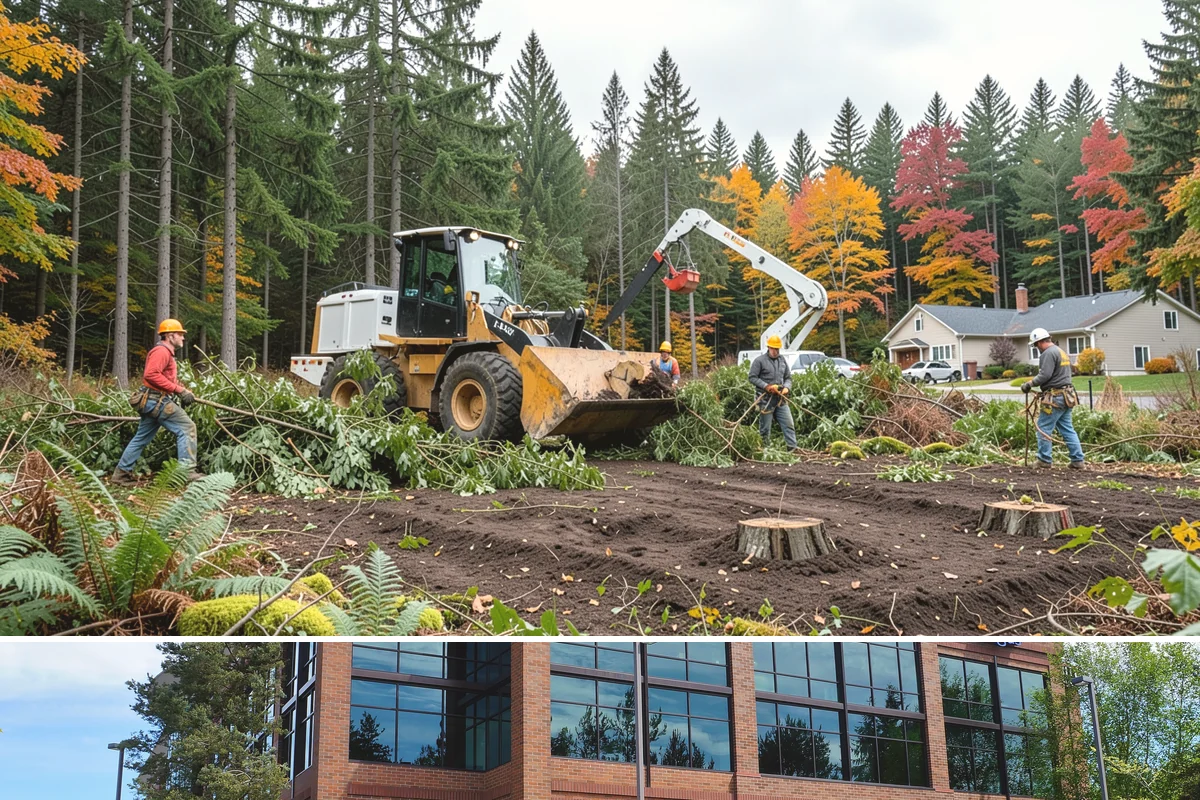 Hazardous tree removal in Mountlake Terrace, Snohomish County, WA - Work can be performed year-round but may require specialized rigging gear during wet seasons