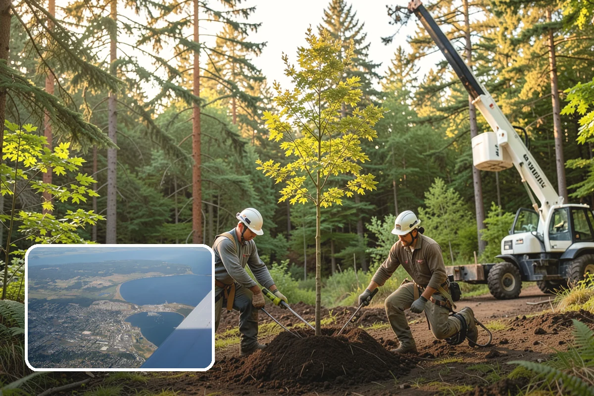 Hazardous tree removal in Oak Harbor, Island County, WA - Removes safety hazards and reduces liability
