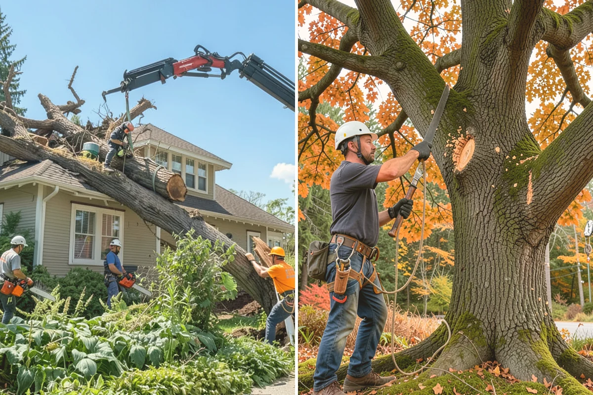 Hazardous tree removal in Orting, Pierce County, WA - On-site assessment and hazard evaluation