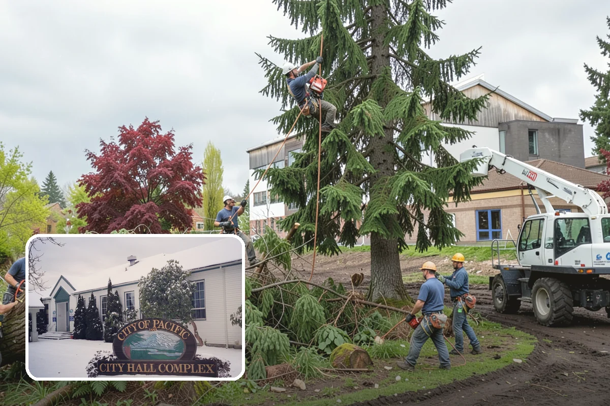 Hazardous tree removal in Pacific, King County, WA - Removes safety hazards and reduces liability