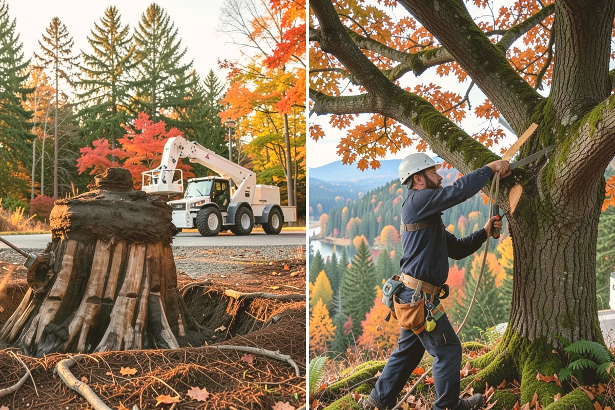 Hazardous tree removal in Sammamish, King County, WA - On-site assessment and hazard evaluation