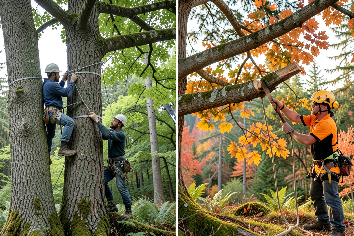 Hazardous tree removal in Seattle, King County, WA - On-site assessment and hazard evaluation