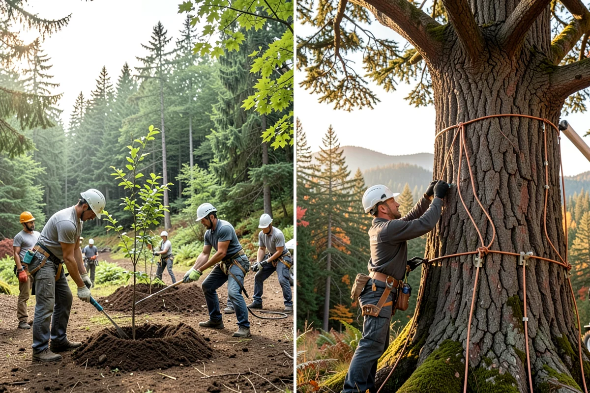 Hazardous tree removal in Sedro-Woolley, Skagit County, WA - On-site assessment and hazard evaluation