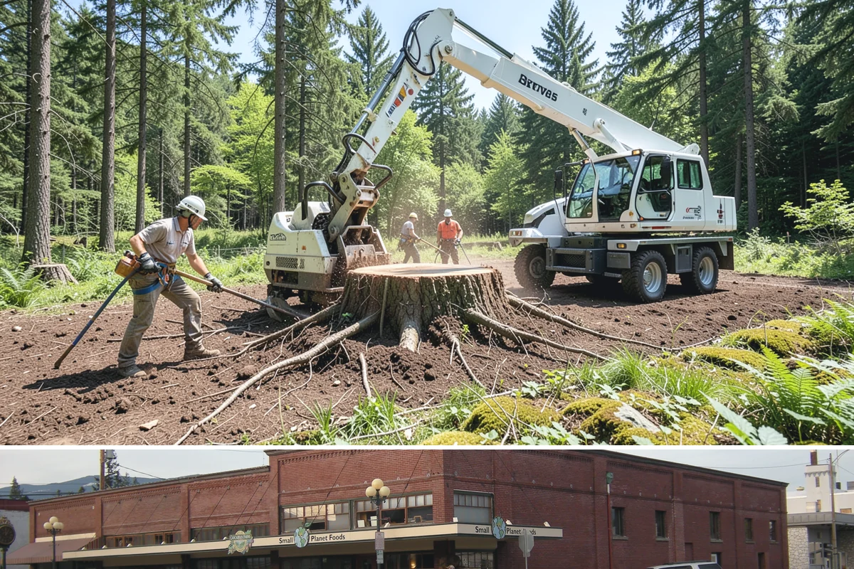 Hazardous tree removal in Sedro-Woolley, Skagit County, WA - Work can be performed year-round but may require specialized rigging gear during wet seasons