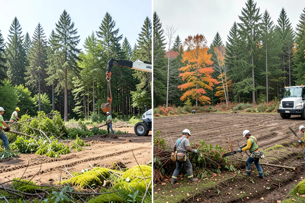 Hazardous tree removal in Snoqualmie, King County, WA - On-site assessment and hazard evaluation