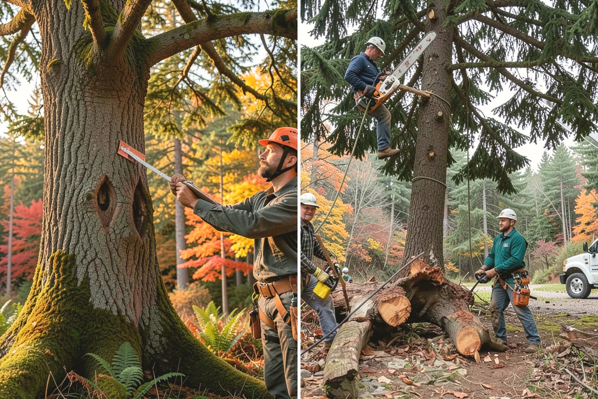 Hazardous tree removal in Steilacoom, Pierce County, WA - On-site assessment and hazard evaluation