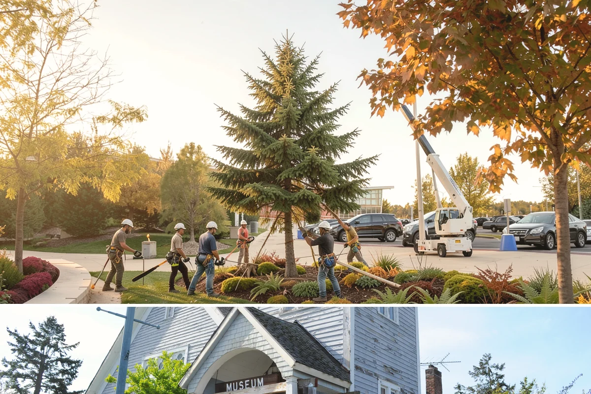 Hazardous tree removal in Steilacoom, Pierce County, WA - Work can be performed year-round but may require specialized rigging gear during wet seasons
