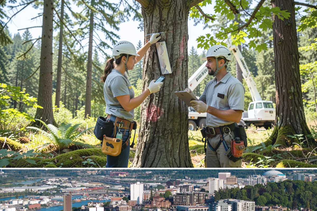 Hazardous tree removal in Tacoma, Pierce County, WA - Work can be performed year-round but may require specialized rigging gear during wet seasons