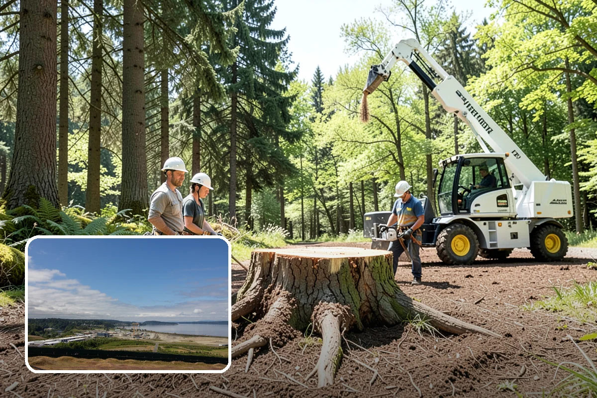 Hazardous tree removal in University Place, Pierce County, WA - Removes safety hazards and reduces liability