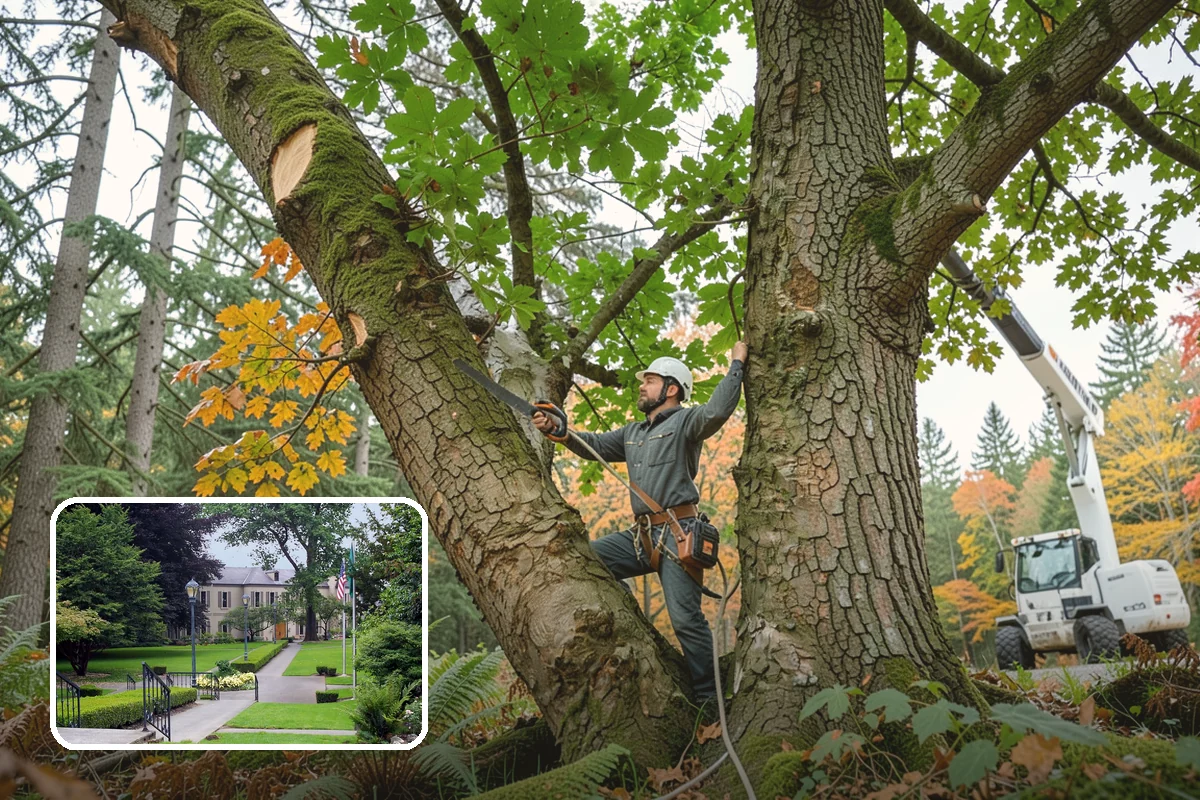 Hazardous tree removal in Woodinville, King County, WA - Removes safety hazards and reduces liability