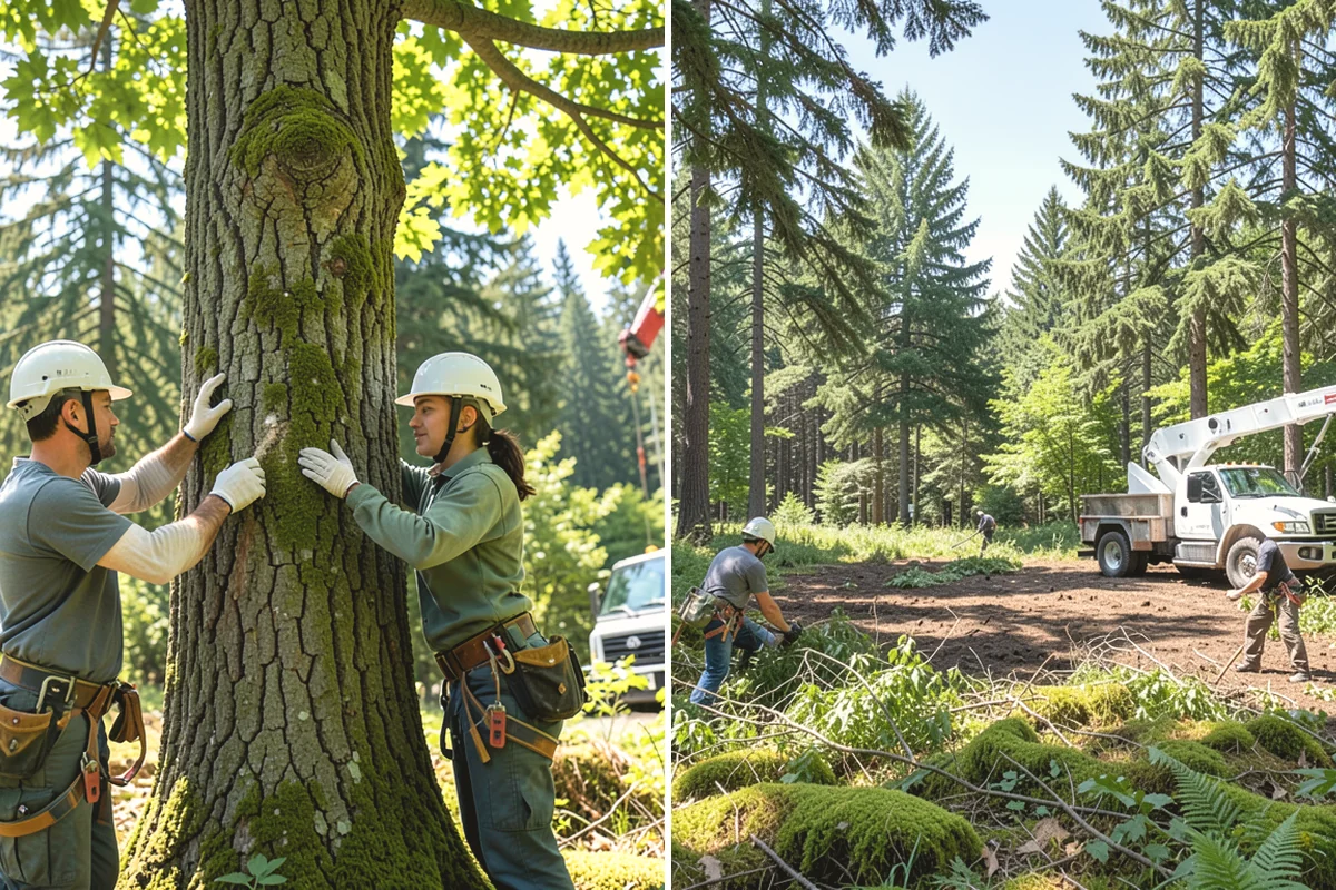 Hazardous tree removal in Yarrow Point, King County, WA - On-site assessment and hazard evaluation