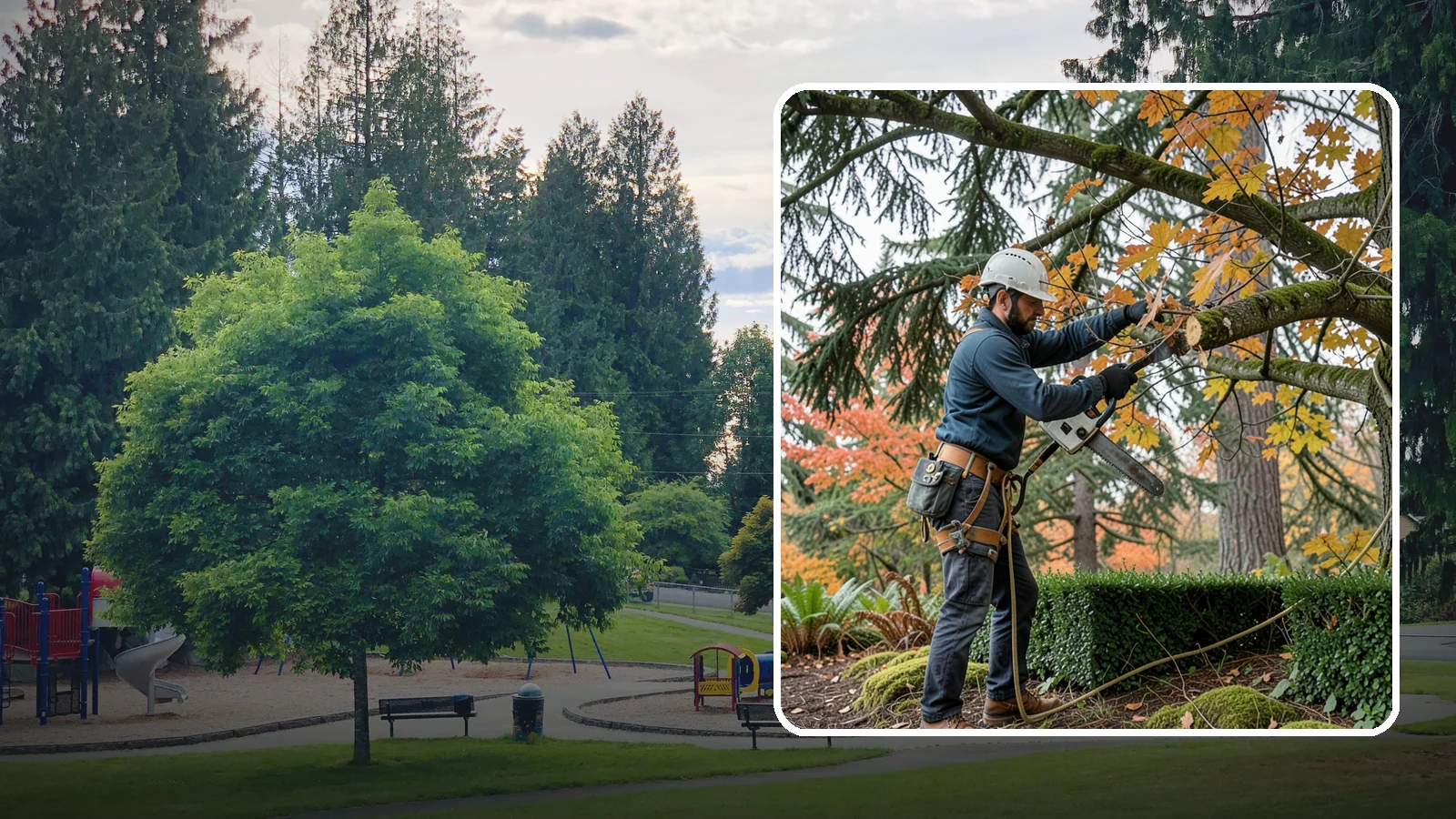 Hedge trimming in Bonney Lake, Pierce County, WA - The shaping and maintenance of hedges.