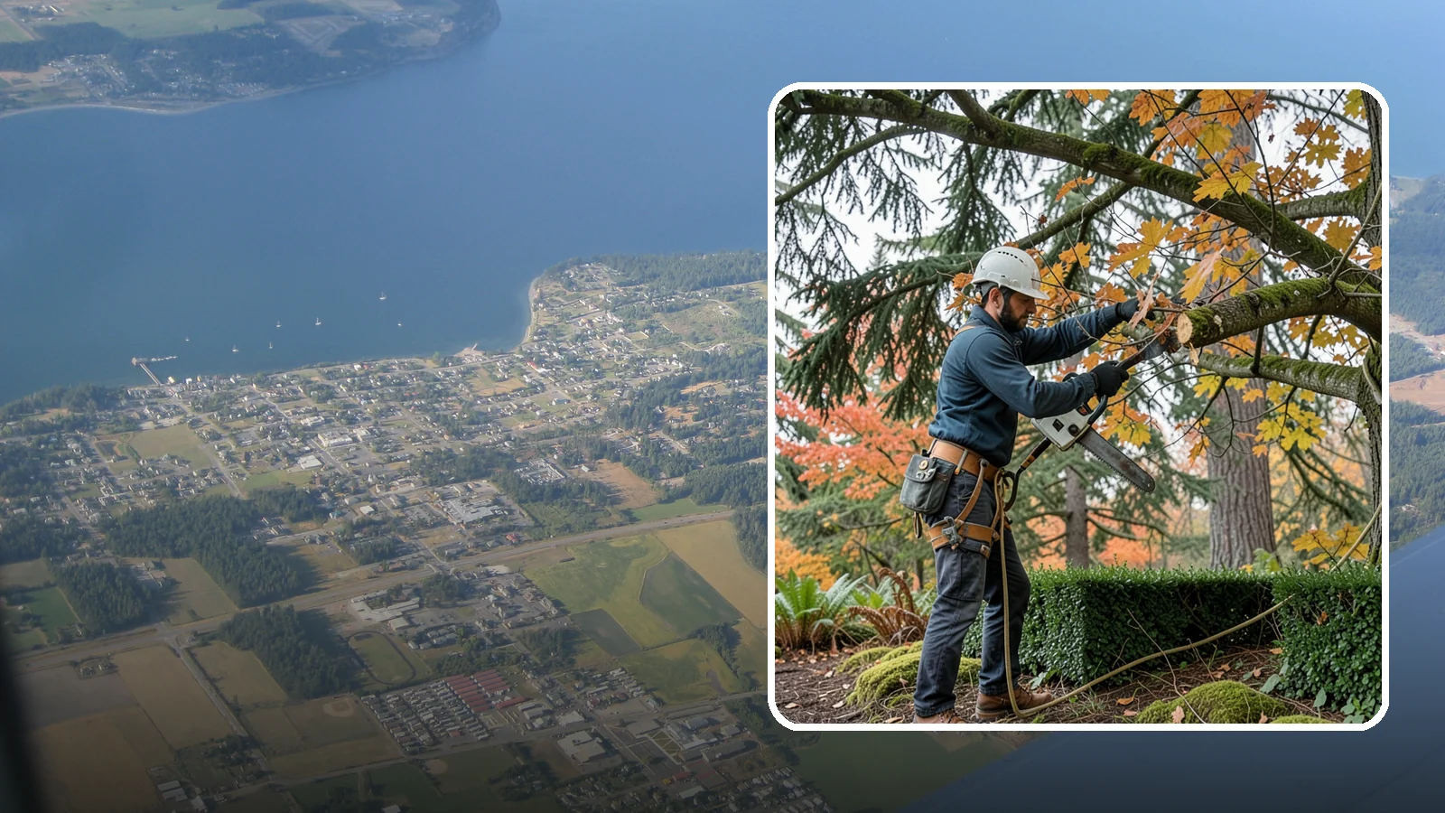 Hedge trimming in Coupeville, Island County, WA - The shaping and maintenance of hedges.