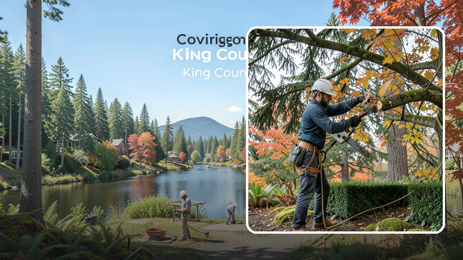 Hedge trimming in Covington, King County, WA - The shaping and maintenance of hedges.