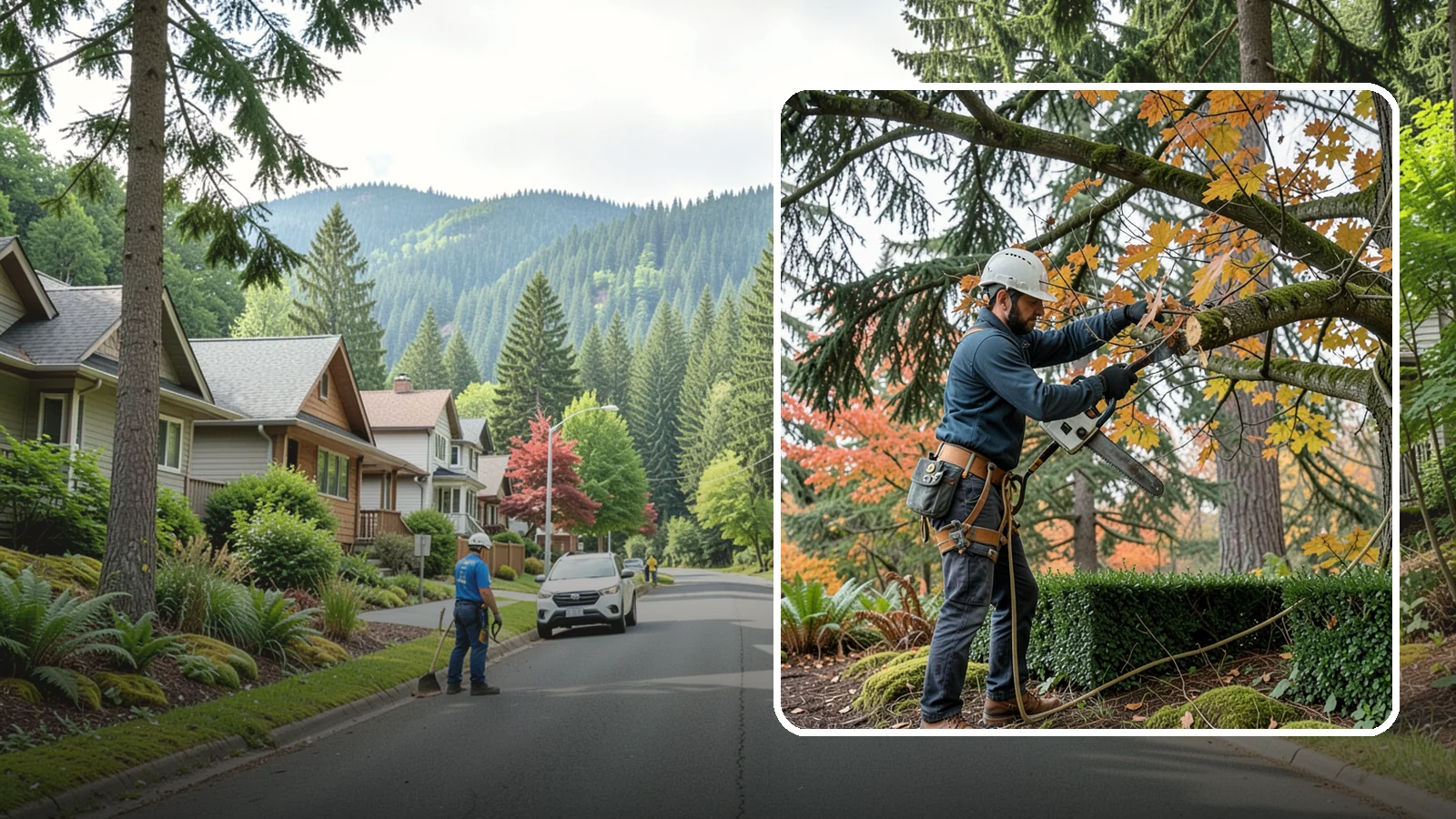 Hedge trimming in Darrington, Snohomish County, WA - The shaping and maintenance of hedges.