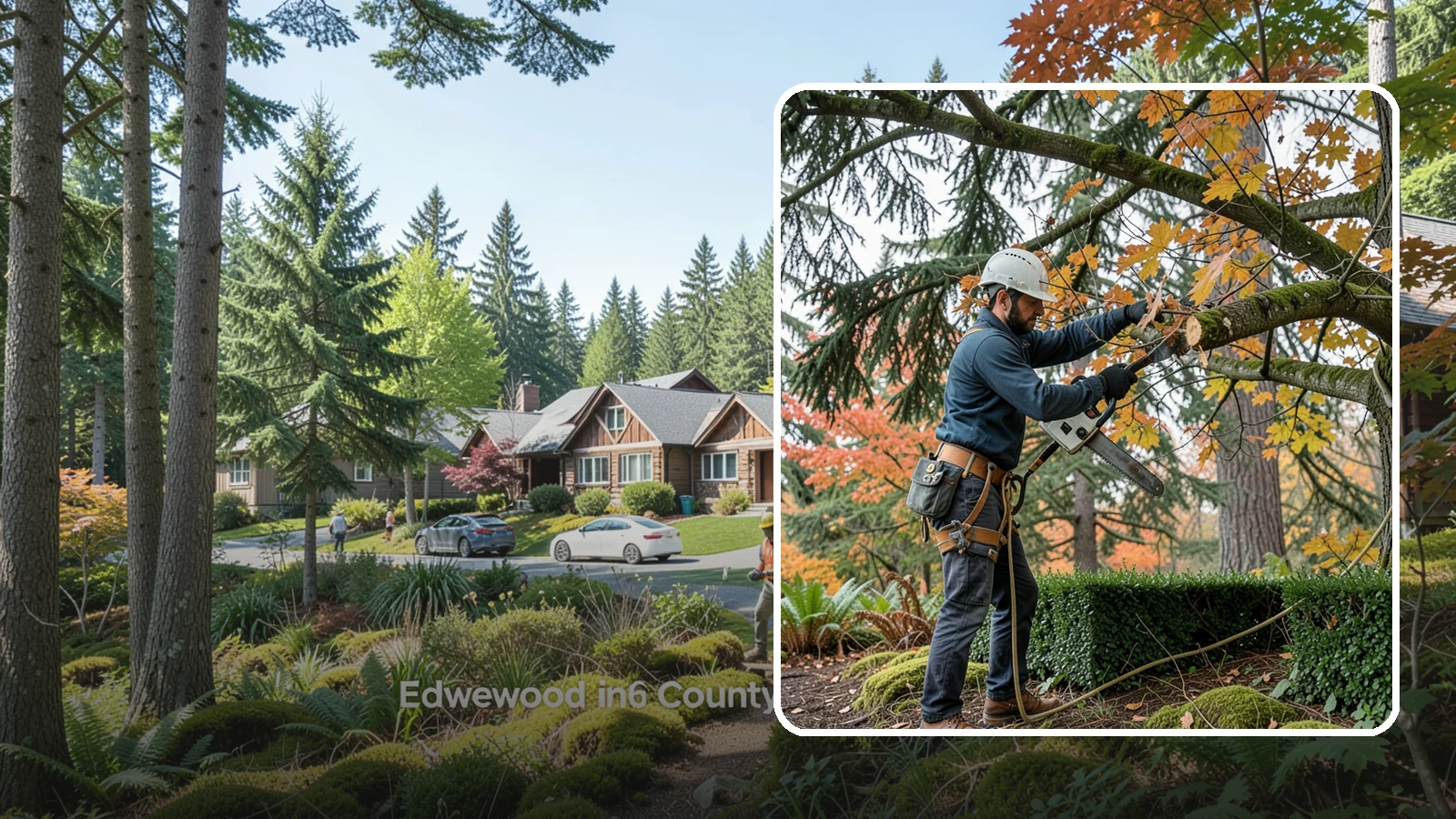 Hedge trimming in Edgewood, Pierce County, WA - The shaping and maintenance of hedges.