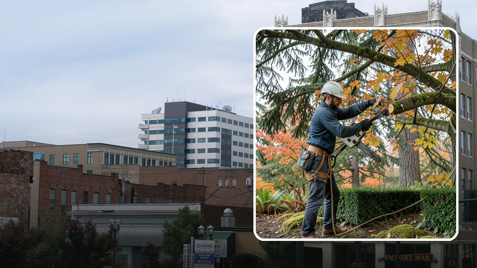 Hedge trimming in Everett, Snohomish County, WA - The shaping and maintenance of hedges.