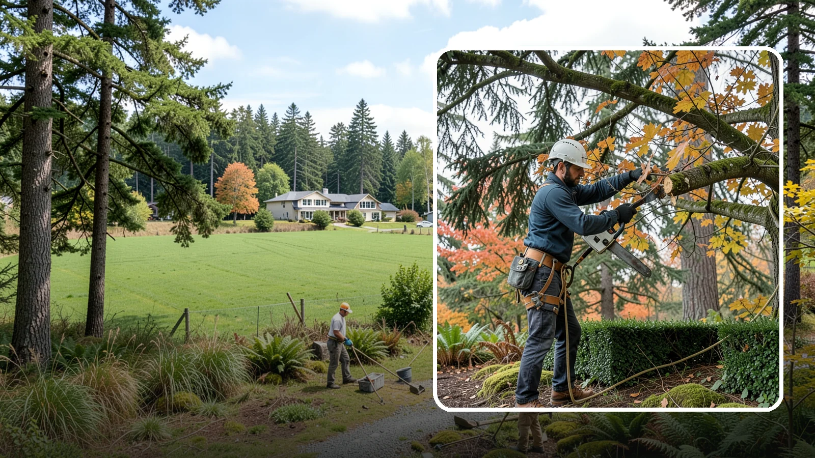 Hedge trimming in Lyman, Skagit County, WA - The shaping and maintenance of hedges.