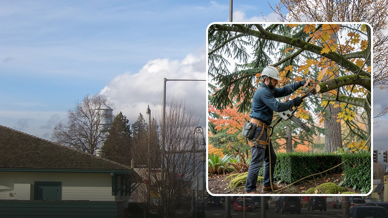 Hedge trimming in Marysville, Snohomish County, WA - The shaping and maintenance of hedges.