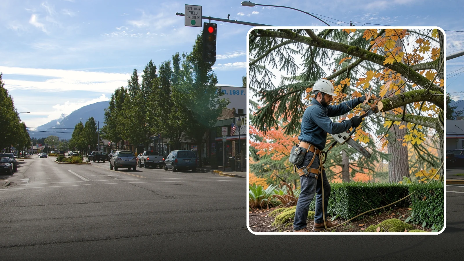 Hedge trimming in North Bend, King County, WA - The shaping and maintenance of hedges.