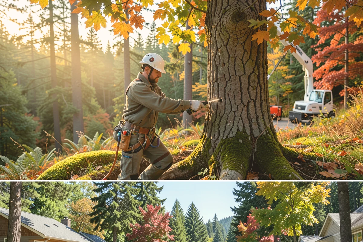 Hedge trimming in Orting, Pierce County, WA - In Puget Sound/Pacific Northwest climates, trimming should be performed during dormancy or early spring to avoid disrupting...