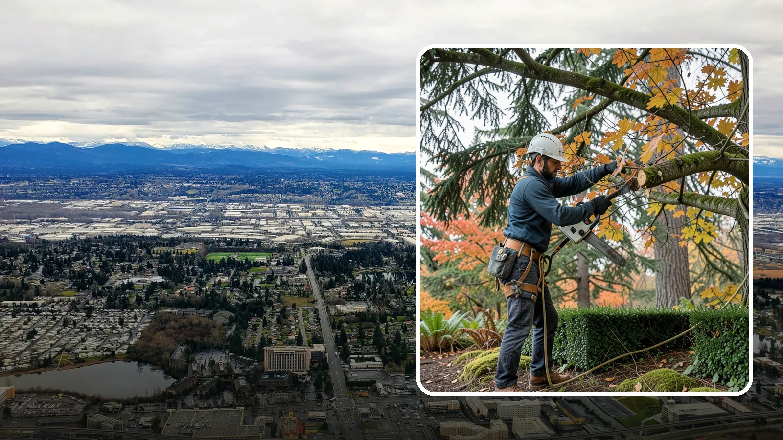 Hedge trimming in SeaTac, King County, WA - The shaping and maintenance of hedges.