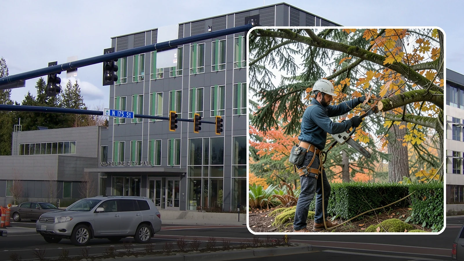 Hedge trimming in Shoreline, King County, WA - The shaping and maintenance of hedges.
