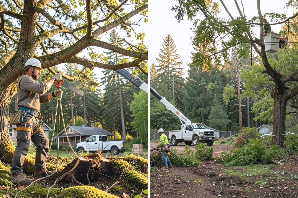 Hedge trimming in South Prairie, Pierce County, WA - Assess plant condition and objectives