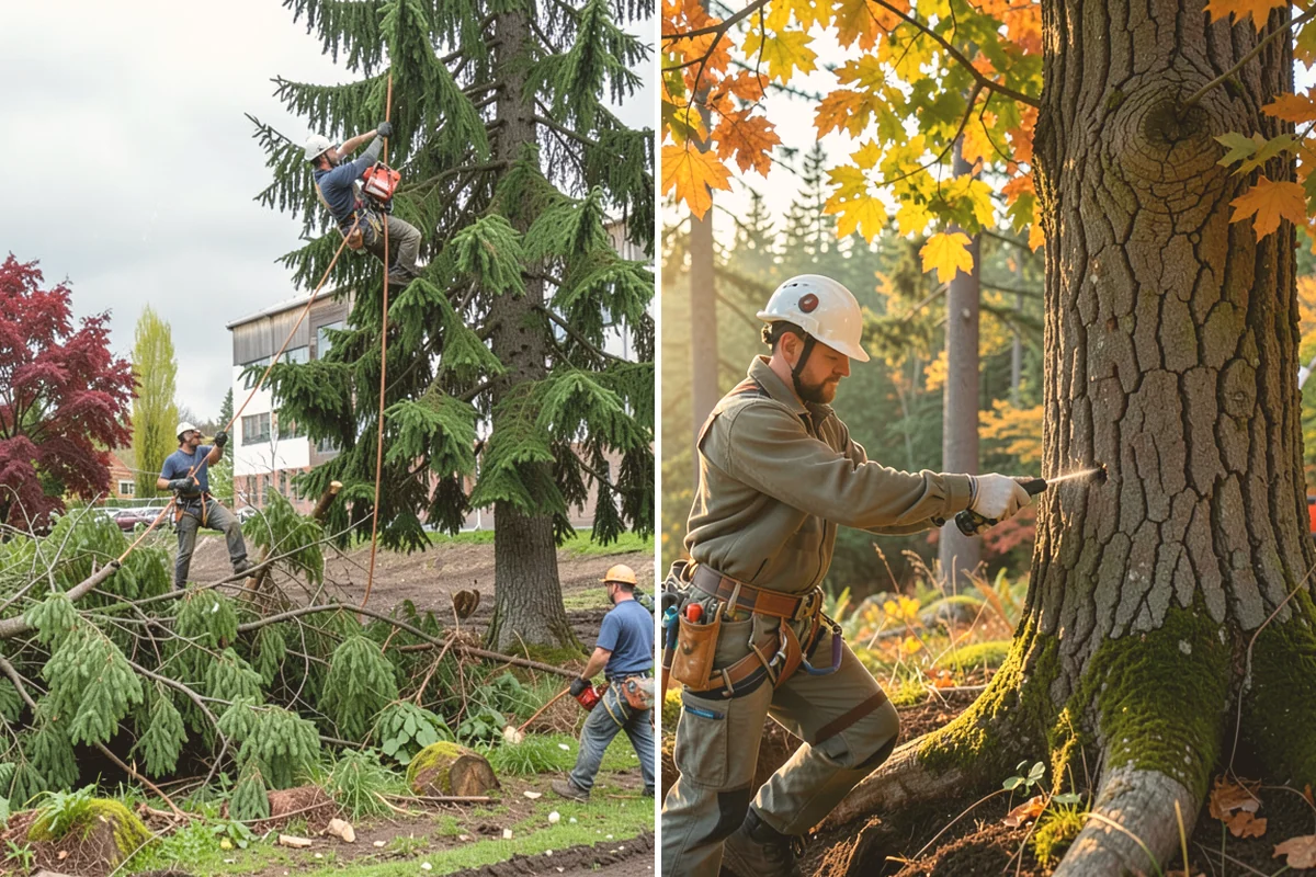 HOA tree management in Algona, King County, WA - Inventory and assess the property's trees