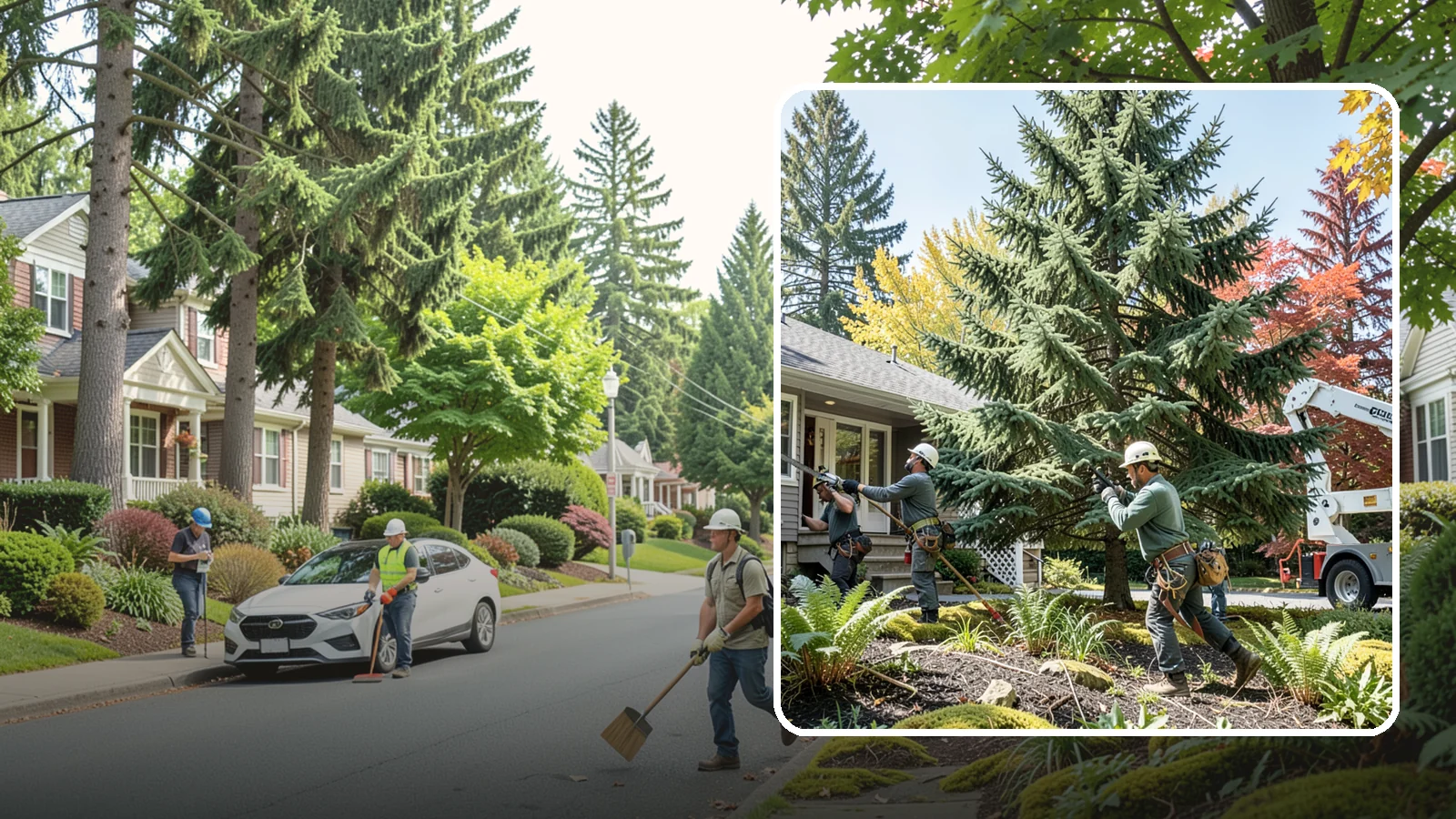 HOA tree management in Beaux Arts Village, King County, WA - Coordinated tree management for homeowner associations.