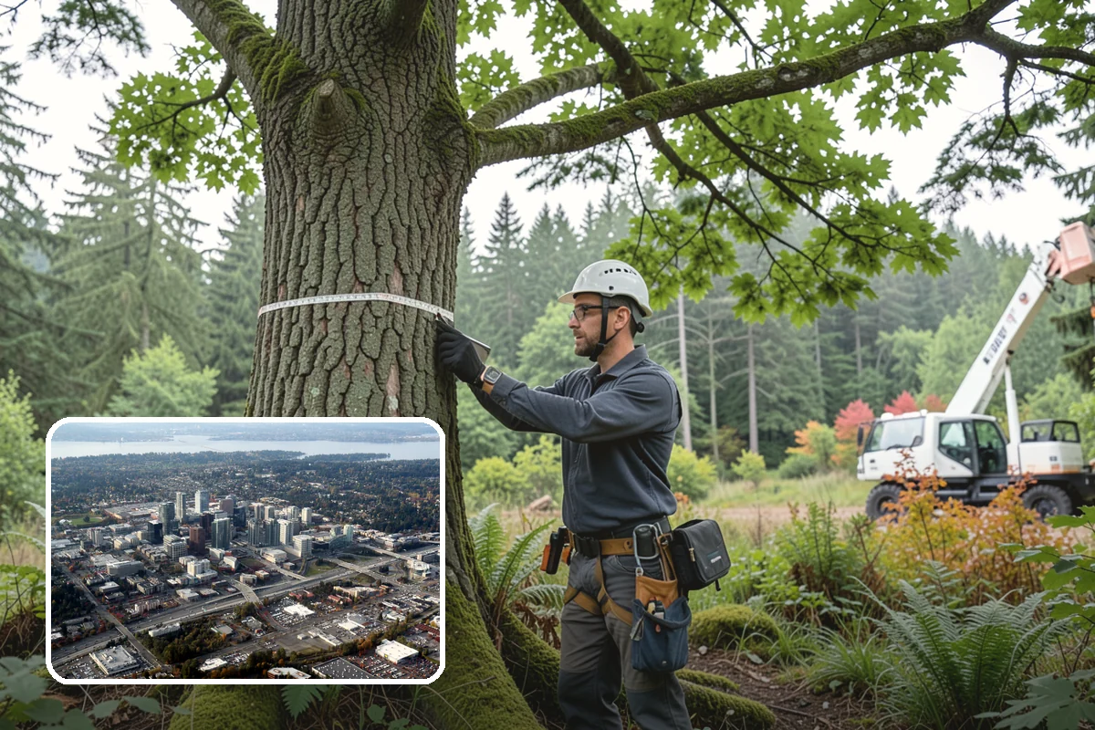HOA tree management in Bellevue, King County, WA - Keeps trees across a property safe and presentable