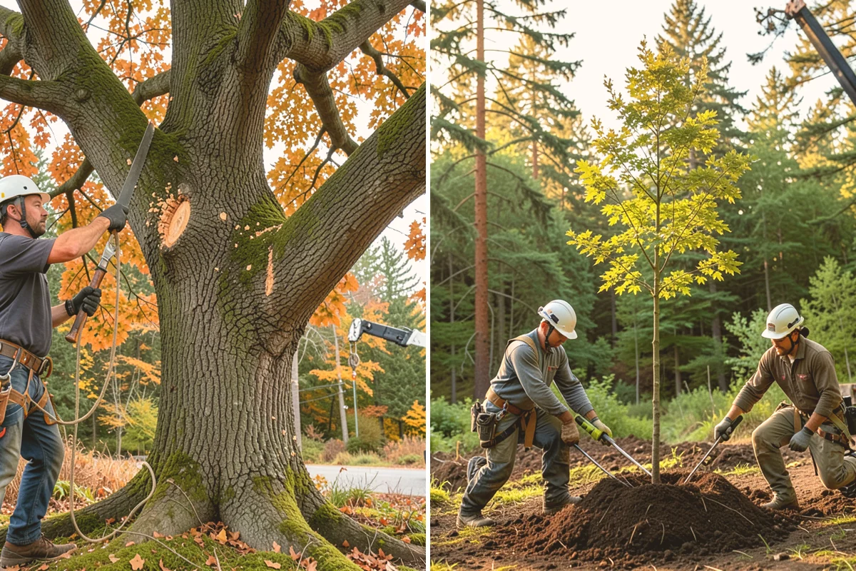 HOA tree management in Bellevue, King County, WA - Inventory and assess the property's trees