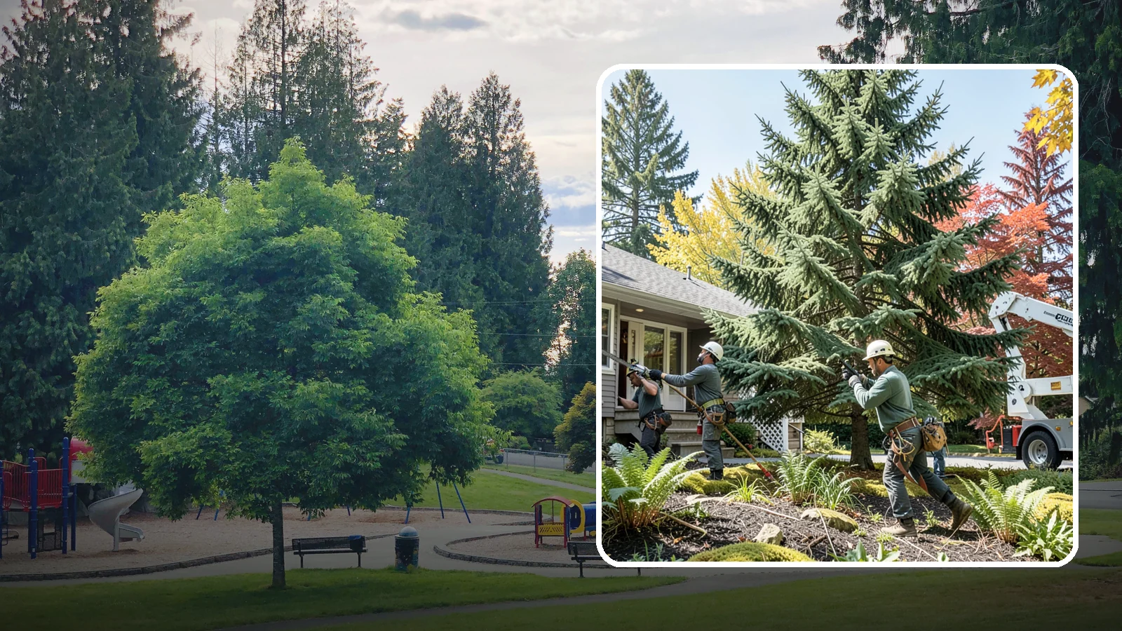 HOA tree management in Bonney Lake, Pierce County, WA - Coordinated tree management for homeowner associations.