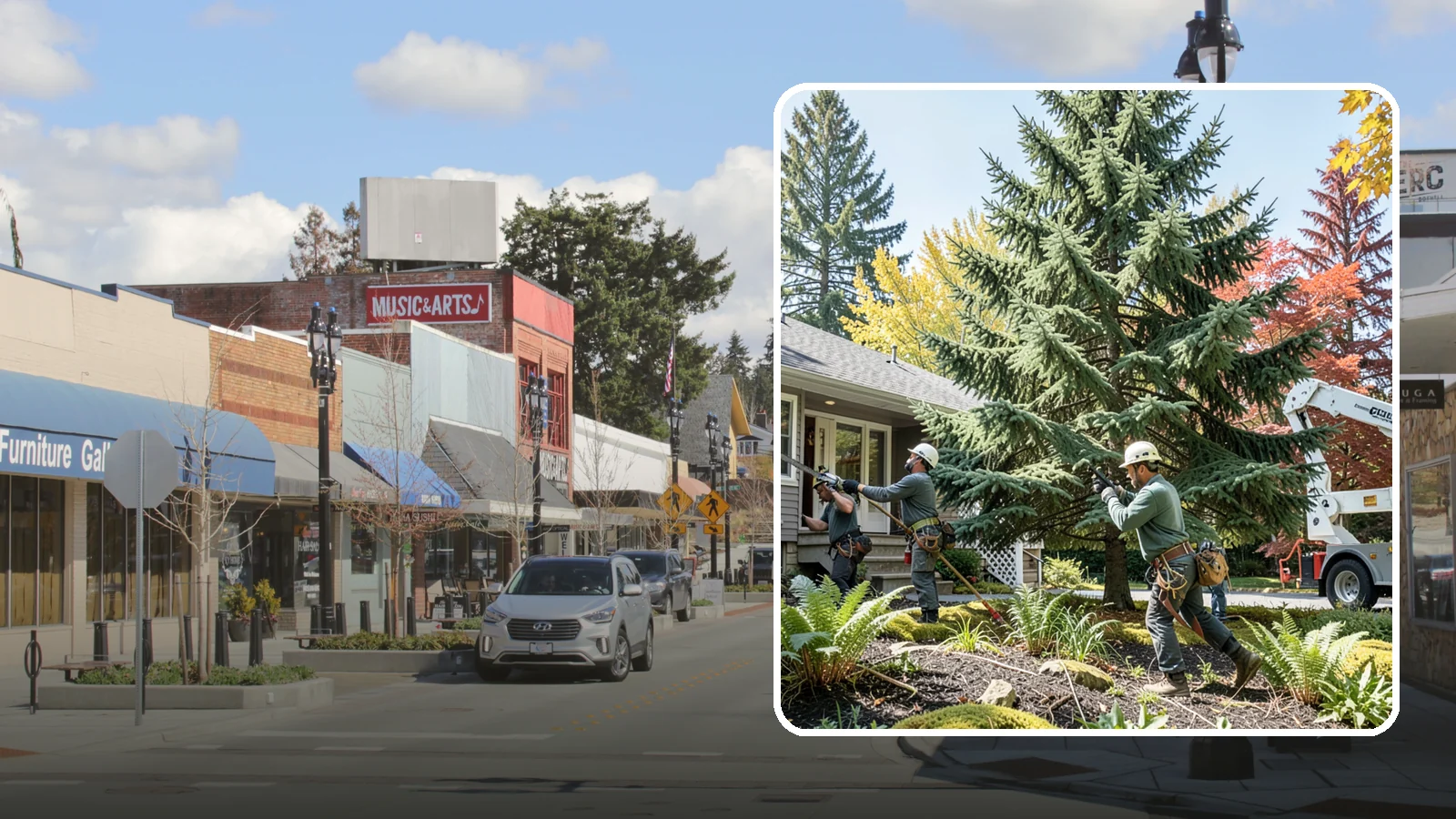 HOA tree management in Bothell, King County, WA - Coordinated tree management for homeowner associations.
