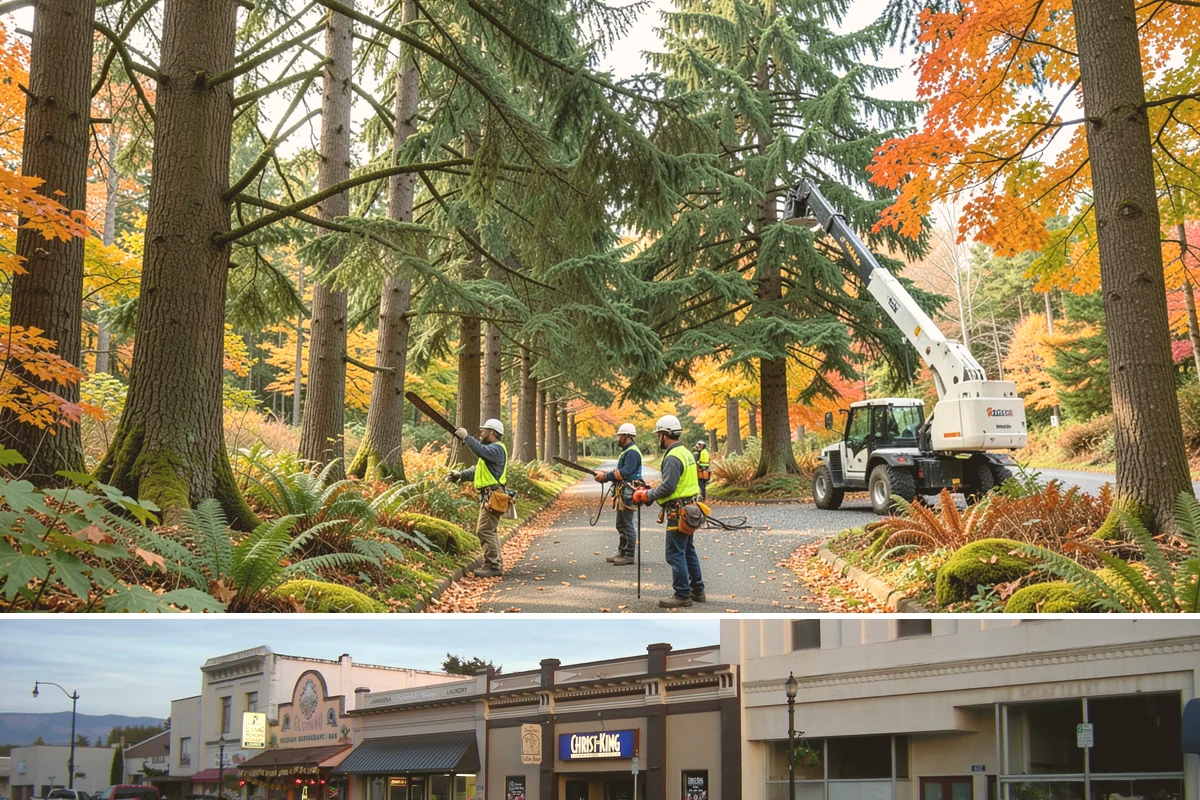HOA tree management in Burlington, Skagit County, WA - Work is performed year-round following recognized arboricultural standards, with methods matched to specific species and site...