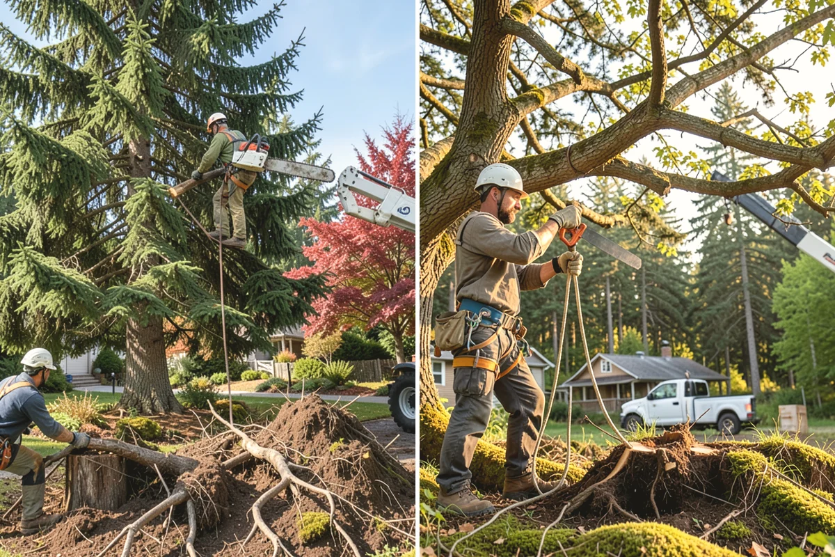 HOA tree management in Carbonado, Pierce County, WA - Inventory and assess the property's trees