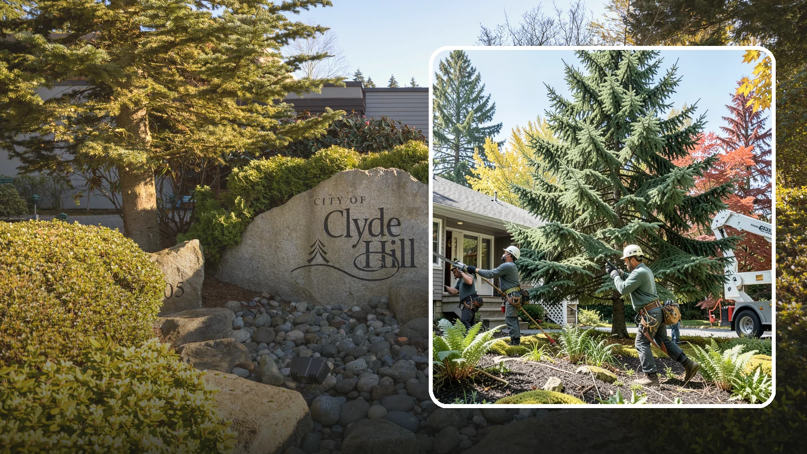 HOA tree management in Clyde Hill, King County, WA - Coordinated tree management for homeowner associations.
