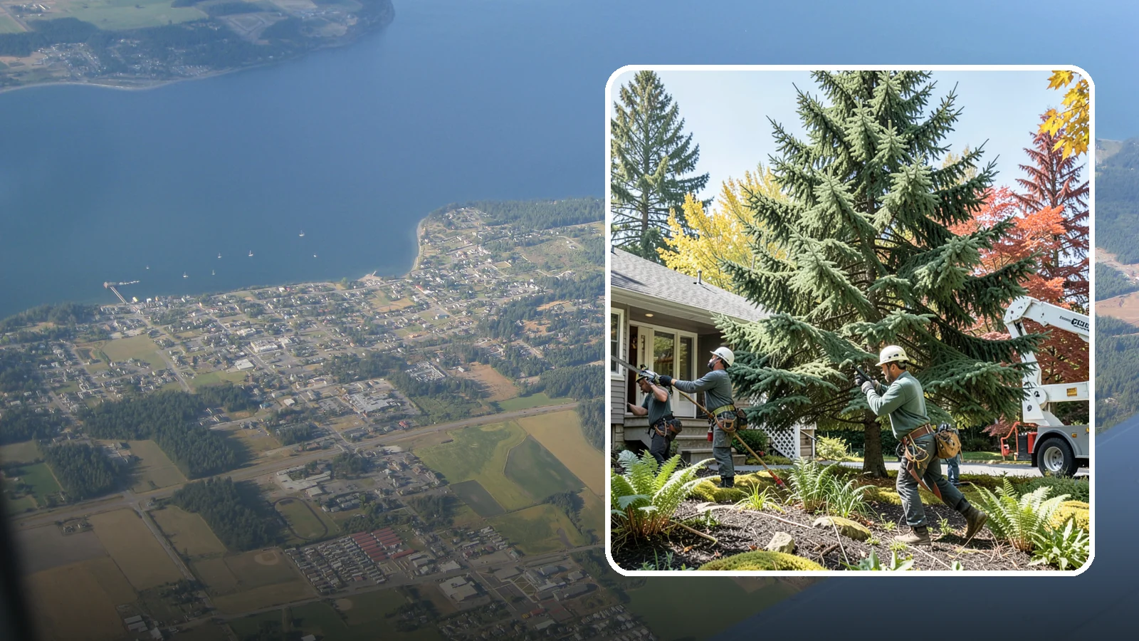 HOA tree management in Coupeville, Island County, WA - Coordinated tree management for homeowner associations.