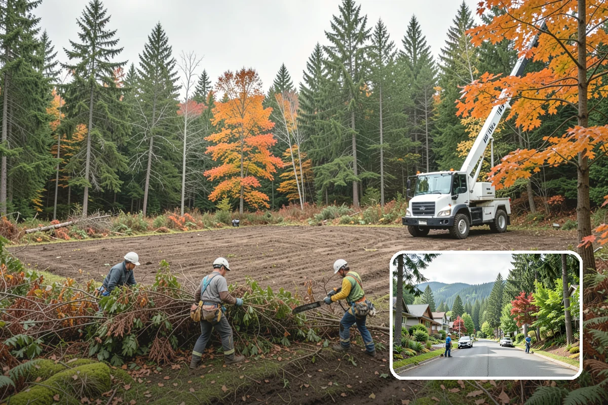 HOA tree management in Darrington, Snohomish County, WA - Keeps trees across a property safe and presentable