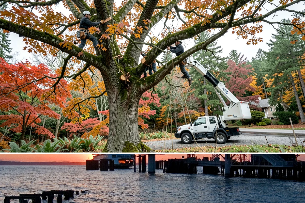 HOA tree management in Edmonds, Snohomish County, WA - Work is performed year-round following recognized arboricultural standards, with methods matched to specific species and site...