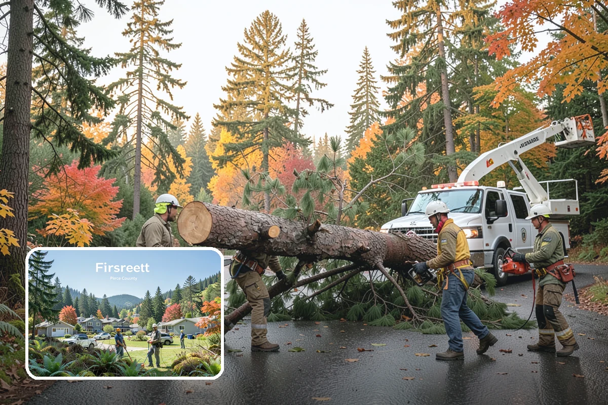HOA tree management in Fircrest, Pierce County, WA - Keeps trees across a property safe and presentable
