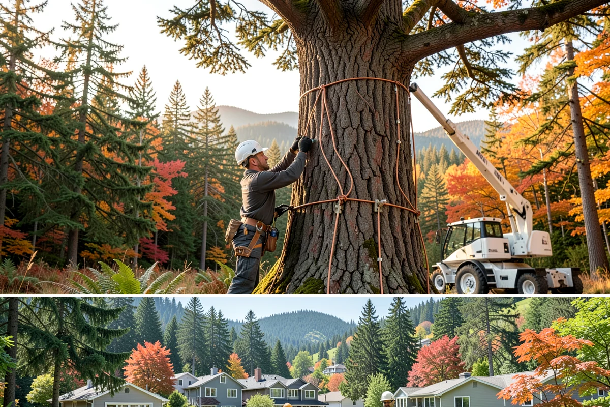 HOA tree management in Fircrest, Pierce County, WA - Work is performed year-round following recognized arboricultural standards, with methods matched to specific species and site...